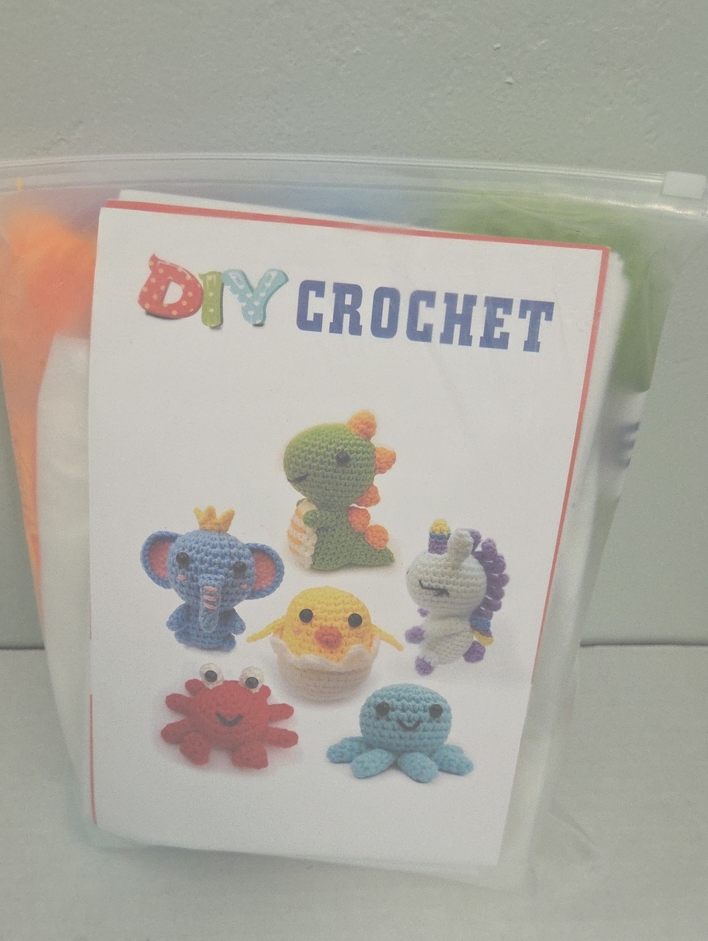 DIY Crochet Kit with Colorful Yarn With Instructions